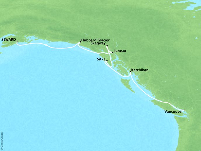 Silversea Seward to Vancouver (8 days) Virtuoso