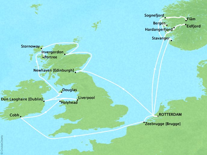 Holland America Line Britain Scotland Ireland and Norway 22