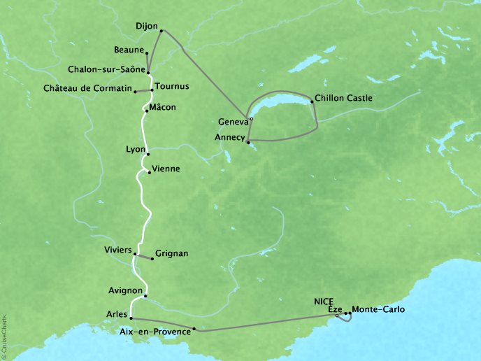 AmaWaterways - Essence of Burgundy and Provence (14 days)