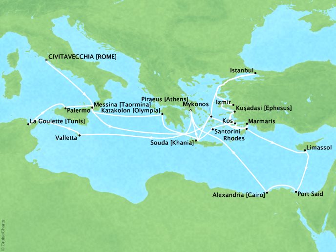 Holland America Line - Ancient Mysteries and Eternal Cities (29