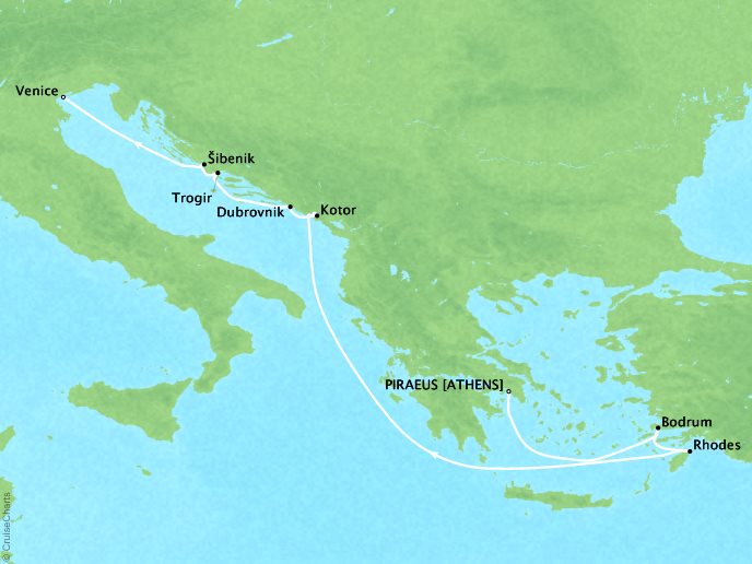 Italy, the Adriatic & Greece - Itinerary - Athens (Piraeus) to