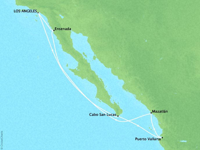 puerto vallarta cruise port map