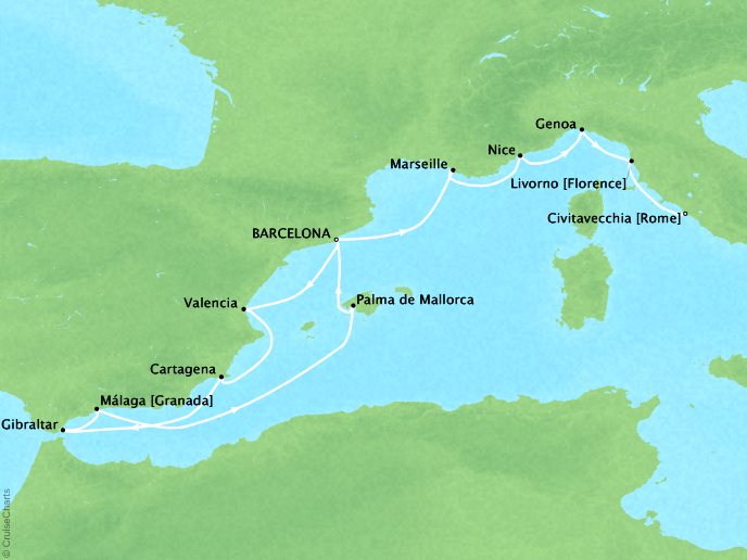 Windstar Cruises Star Collector Winter in Spain and The Rivieras (17 days) Virtuoso